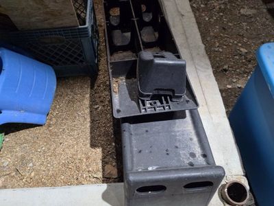 Black Plastic Car Ramps and Wheel Chocks