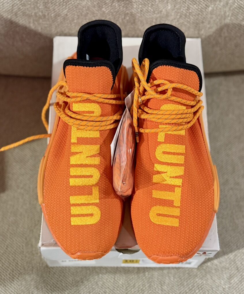Adidas Pharrell HU NMD Orange – Men's 10.5