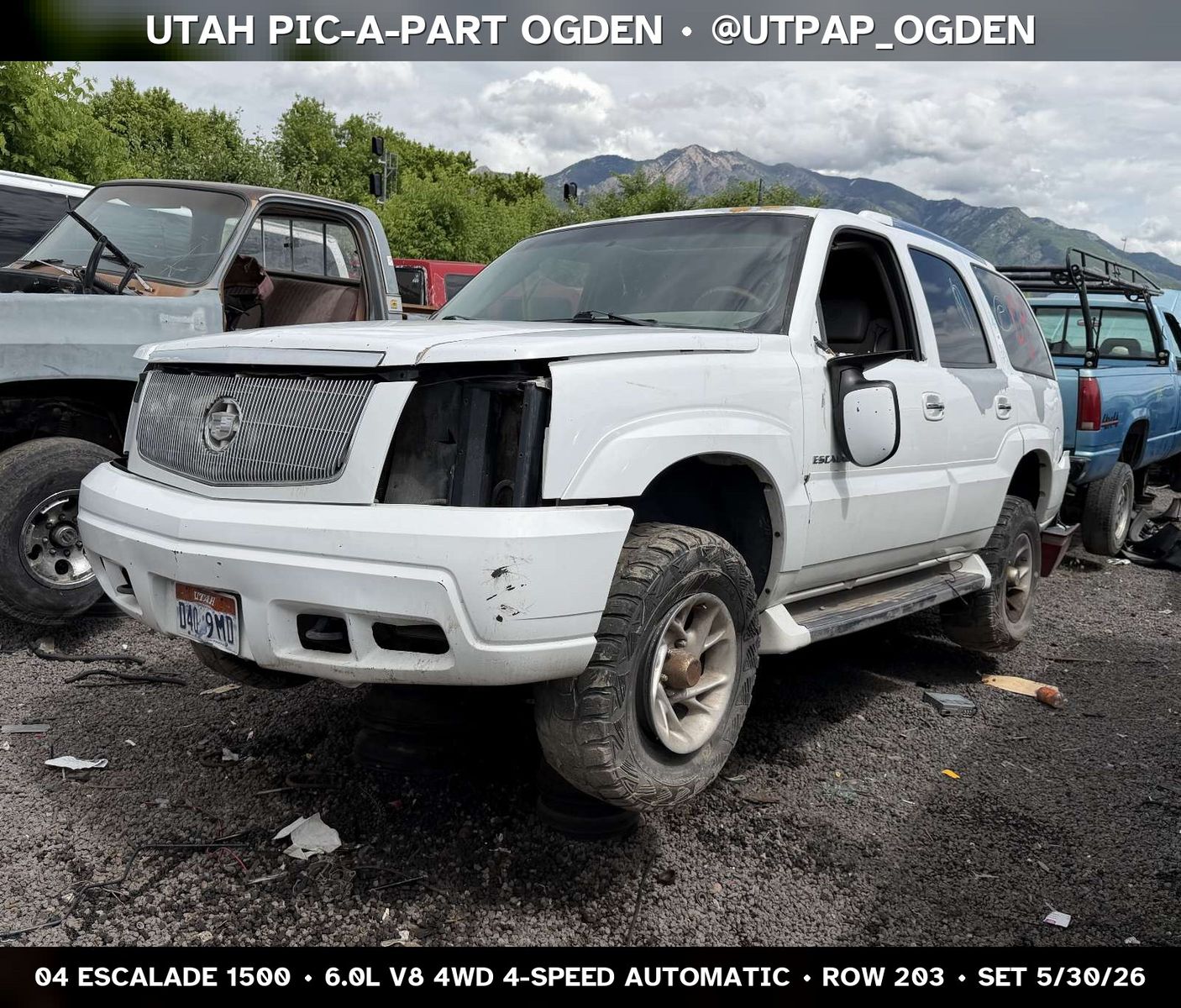 2004 Cadillac Escalade 1500 Parts - UTPAP Ogden
