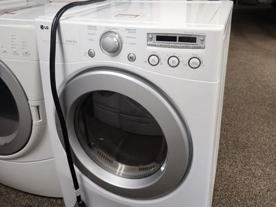 LG Sensor Dry Electric Dryer White Front Load