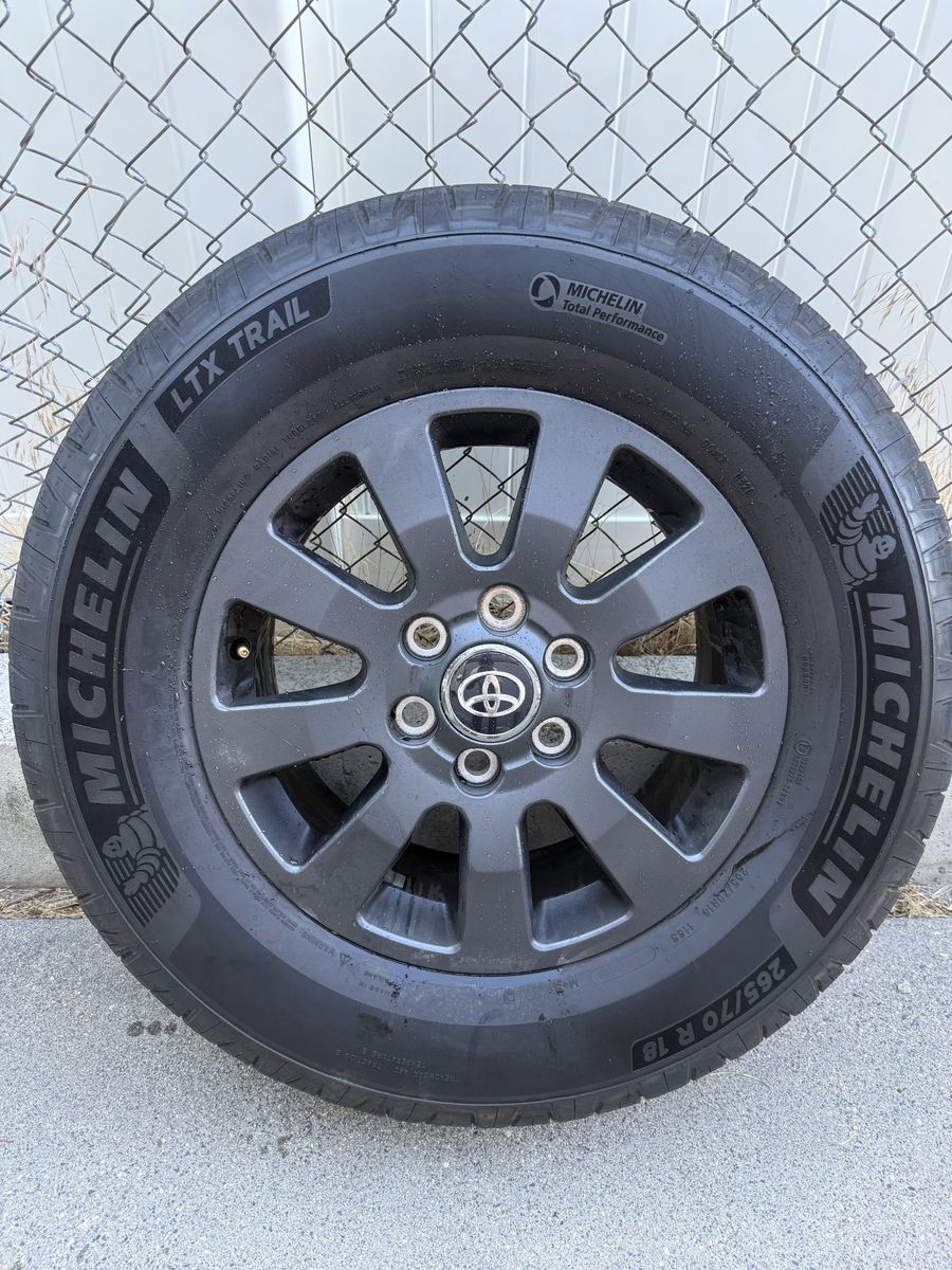 5 Brand New Toyota OEM Wheels/Tires