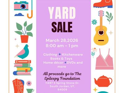 Epilepsy Awareness Fundraiser Yard Sale