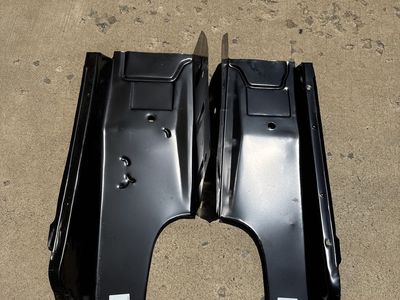 1965-1970 Ford Mustang Trunk Floor Drop-offs - New Auto Body Panel Pair