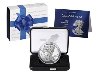 2026 congratulations Set Silver Eagle