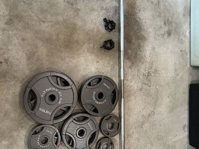 300 LBS Olympic weight set