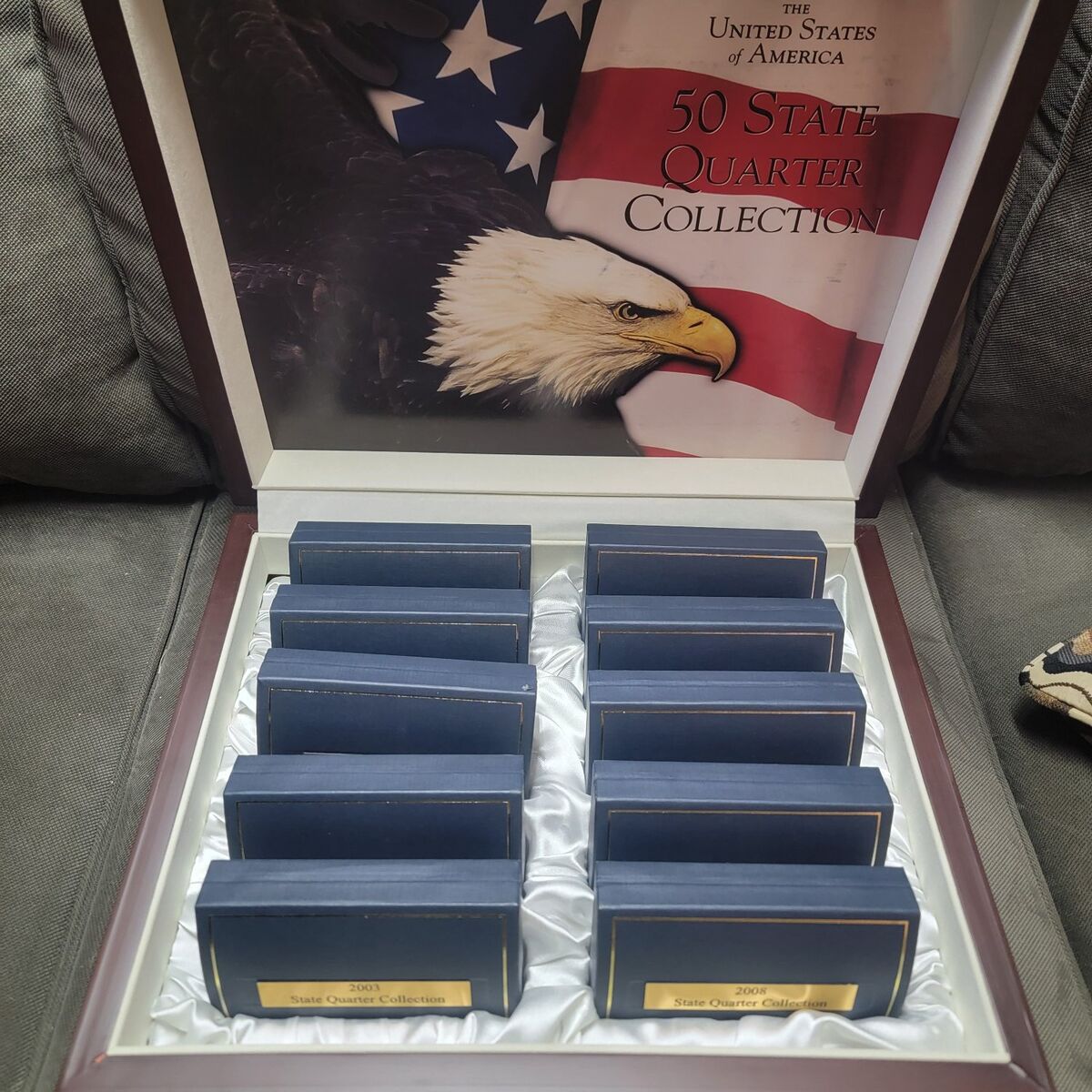 50 state quarter collection.