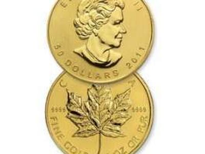 10 1 oz 99.99 & 99.9 Canadian Gold Maple Leaves typical slightly off quanity -500 serious discount!
