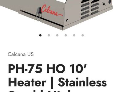 Patio heater - Calcana PH-75 HO 10’ long