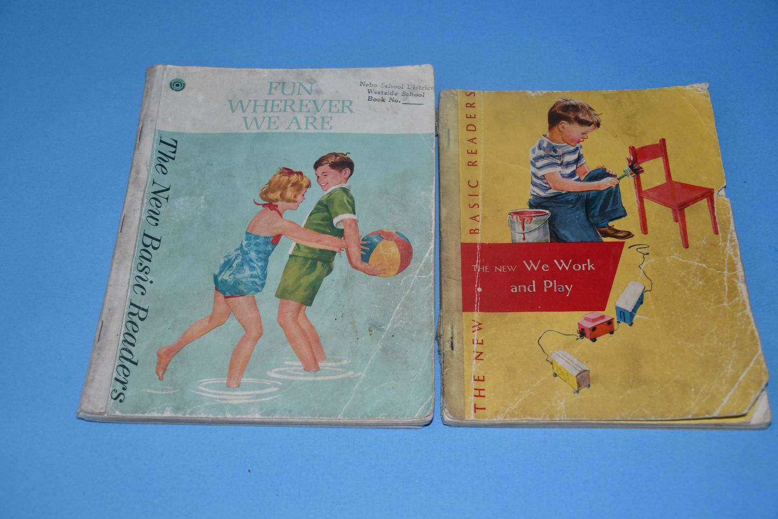 2 VINTAGE "DICK & JANE" PAPERACK BOOKS ~ CUTE PICTURES ~ BOTH FOR $5