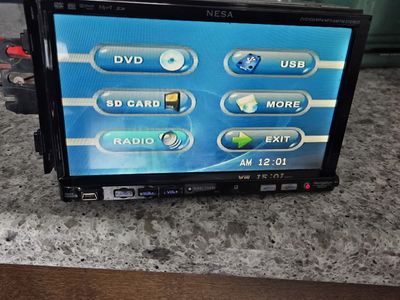 Touch screen radio/dvd player
