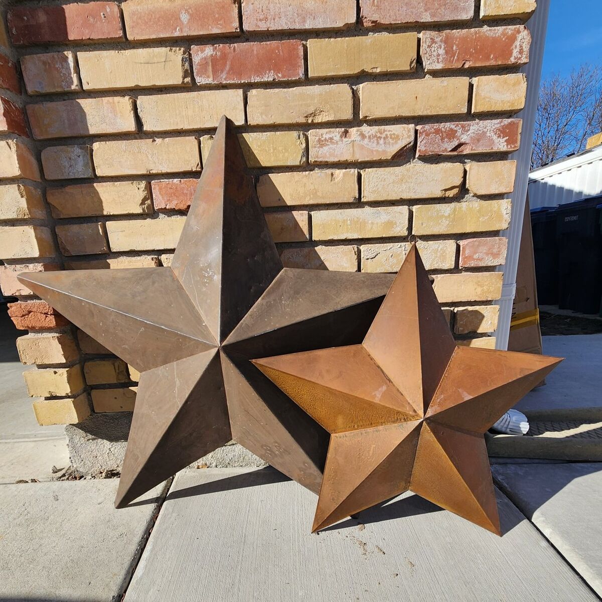 large metal barn stars