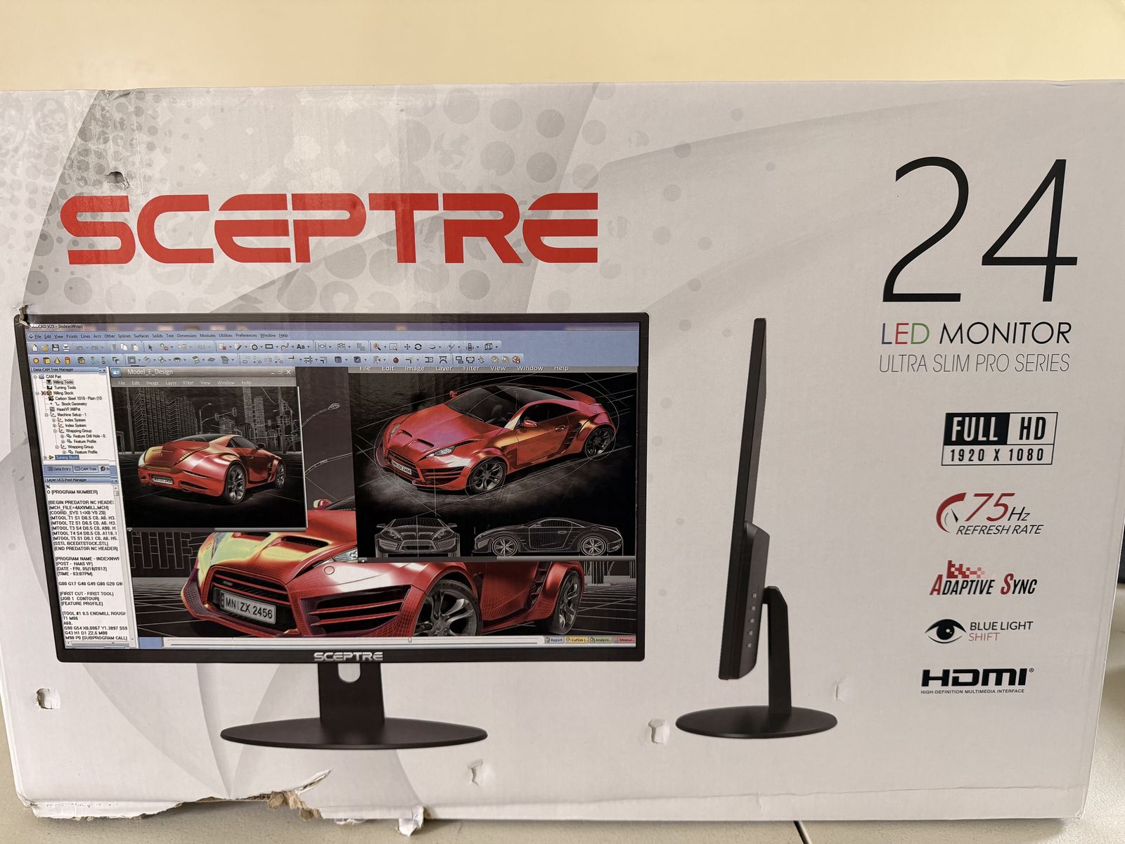 Sceptre monitors 24inch varying Hz