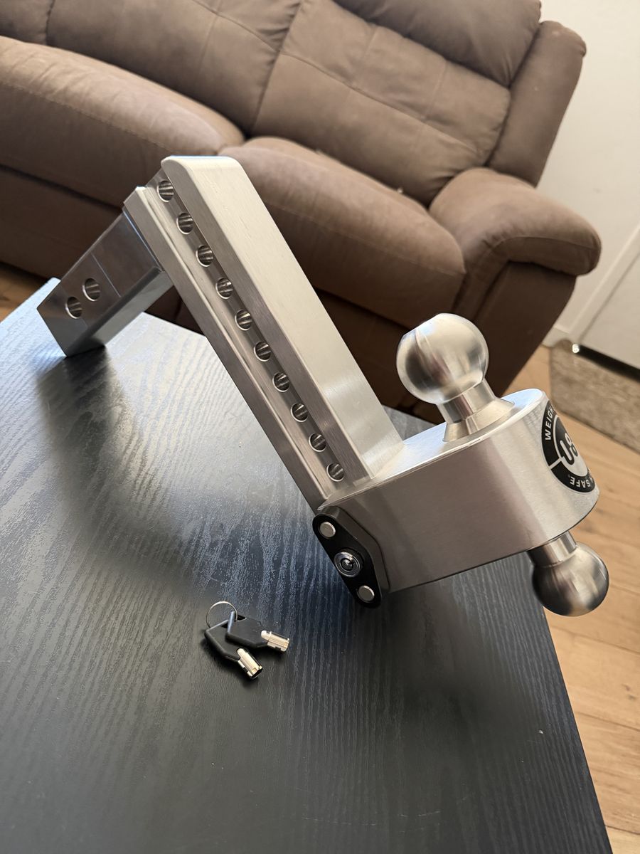 Aluminum Trailer Hitch 10” Drop & 2” Shank