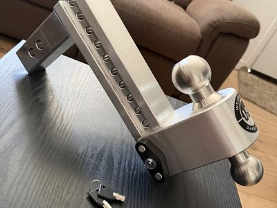 Aluminum Trailer Hitch 10” Drop & 2” Shank