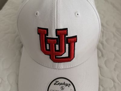 Zephyr University of Utah Utes Stretch Fit Hat Cap White XL
