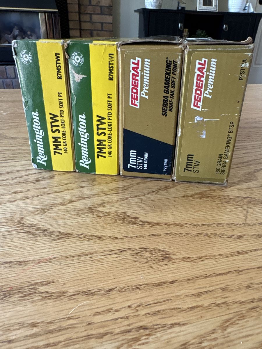 7mm STW ammo for sale