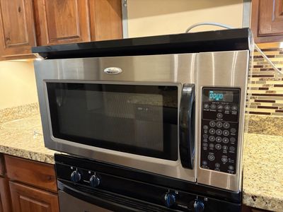 Stainless Steel Whirlpool Over Range Microwave