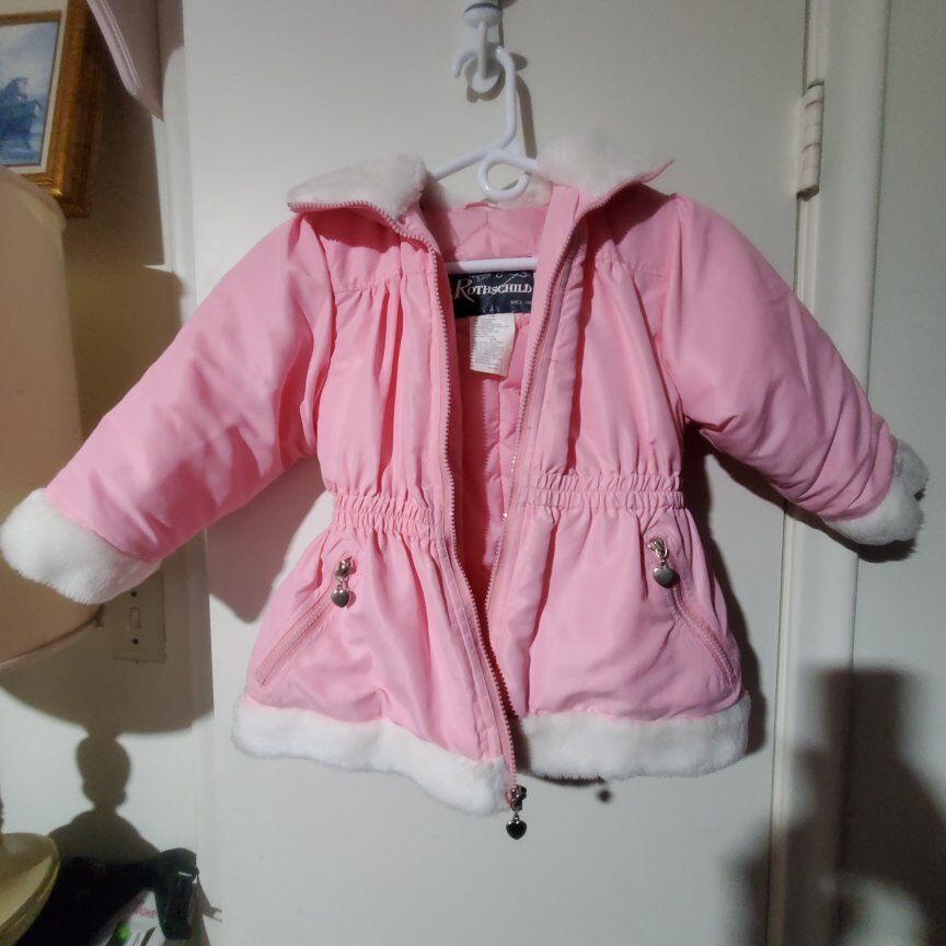 Light pink girls coat