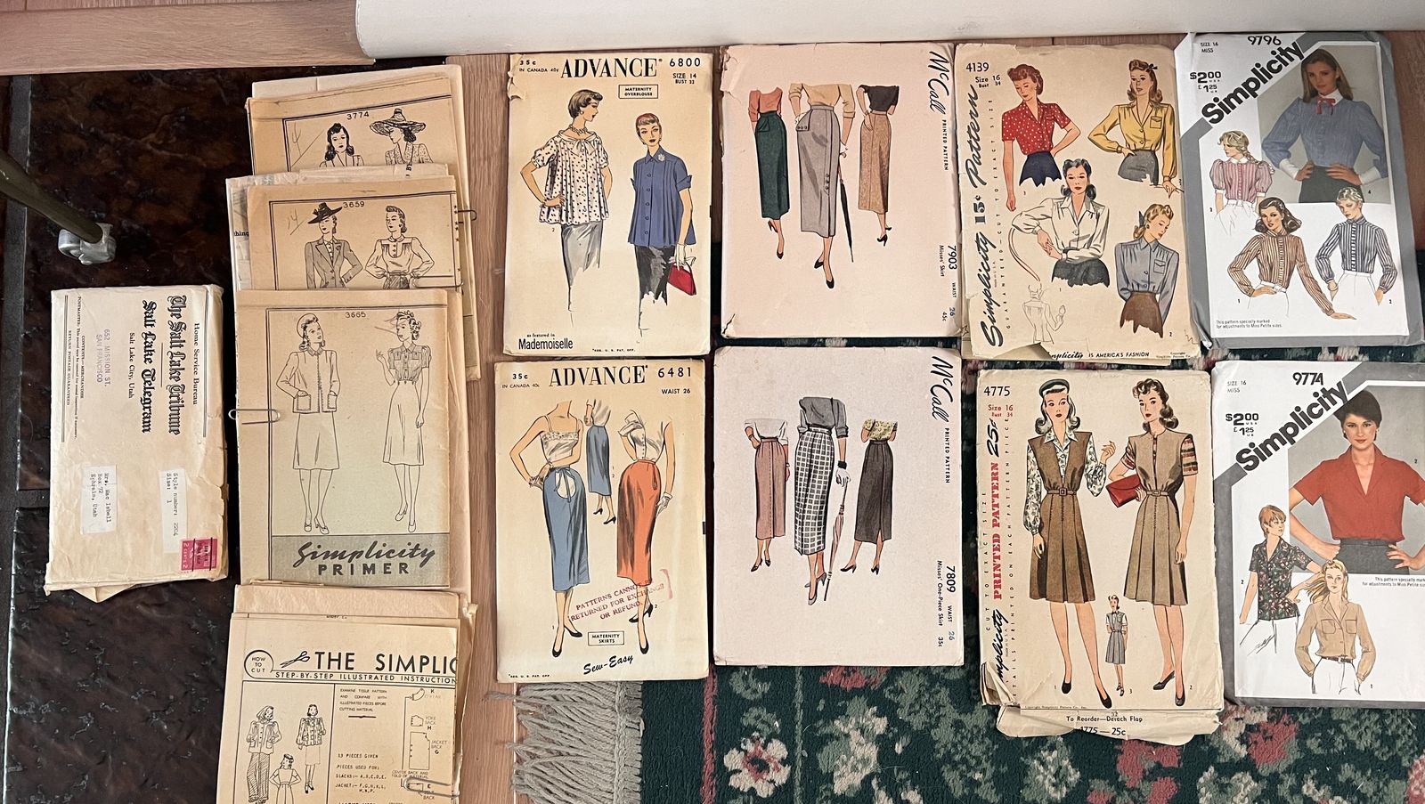 Amazing vintage sewing patterns! 