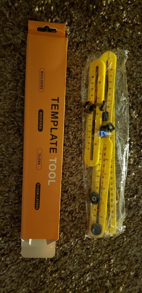 Multi-Angle Template Tool for Builders, Roofers, Tilers, Floor Layers