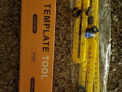 Multi-Angle Template Tool for Builders, Roofers, Tilers, Floor Layers