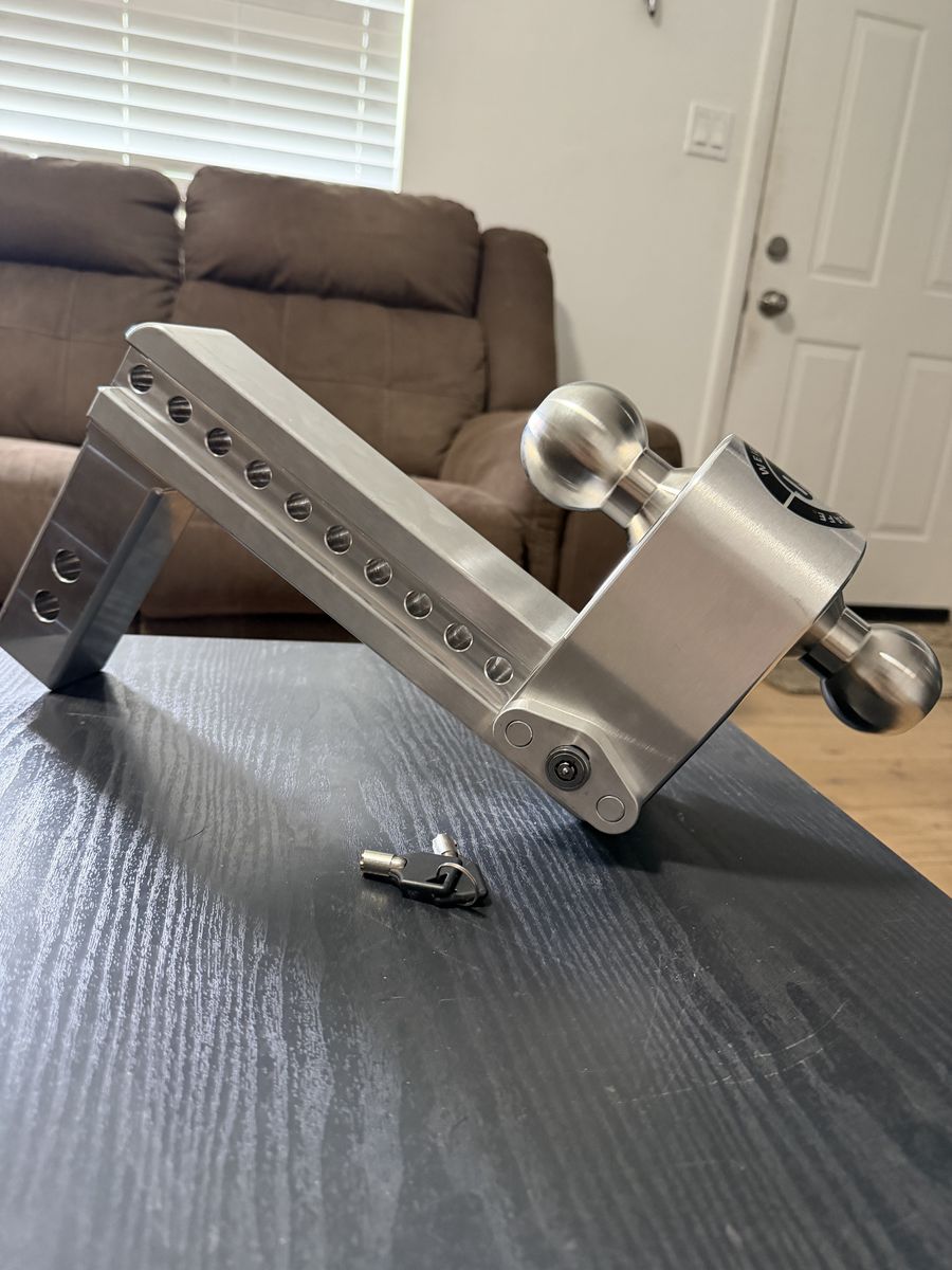 Aluminum Trailer Hitch 10” Drop & 2” Shank