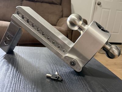 Aluminum Trailer Hitch 10” Drop & 2” Shank