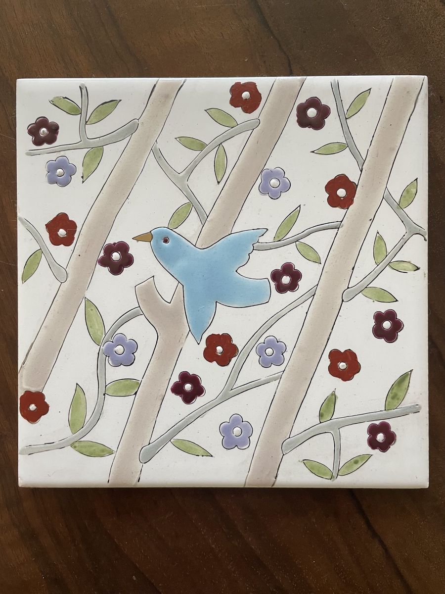 Ceramic Bird Trivet/Hotpad