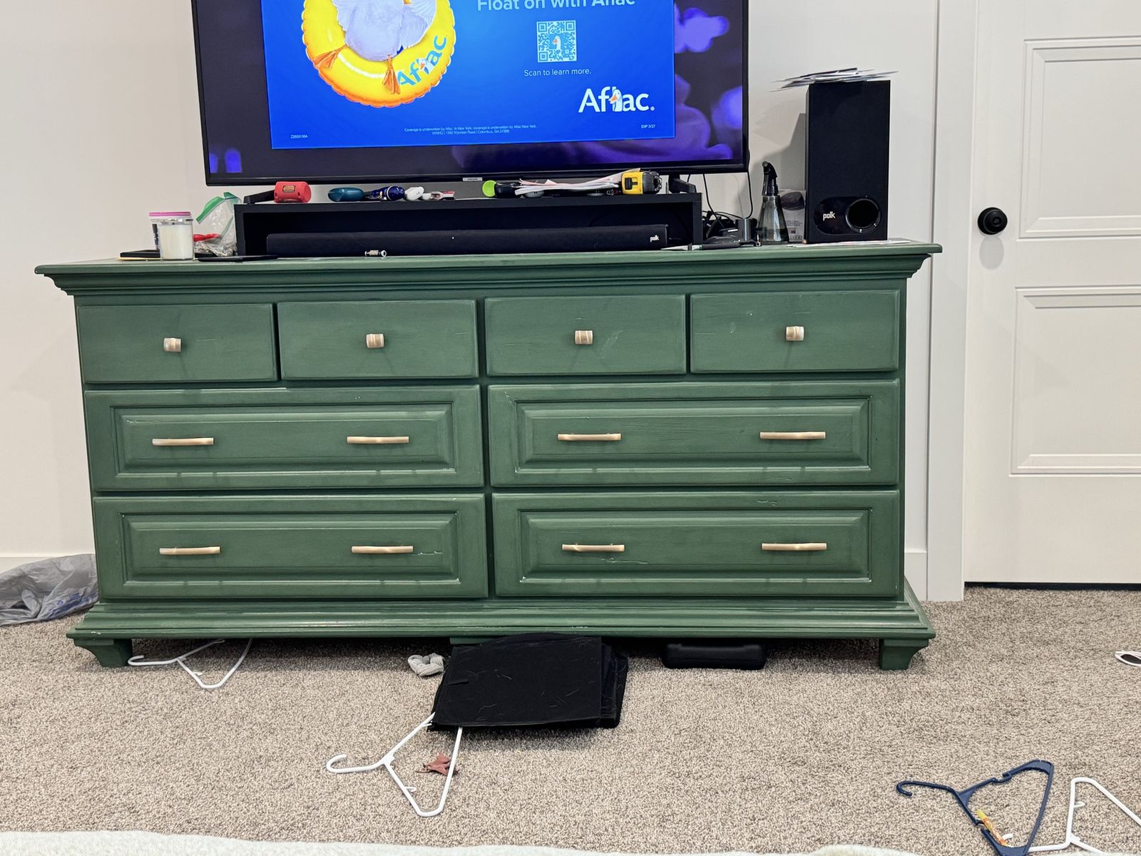 Solid Alder Green Dresser