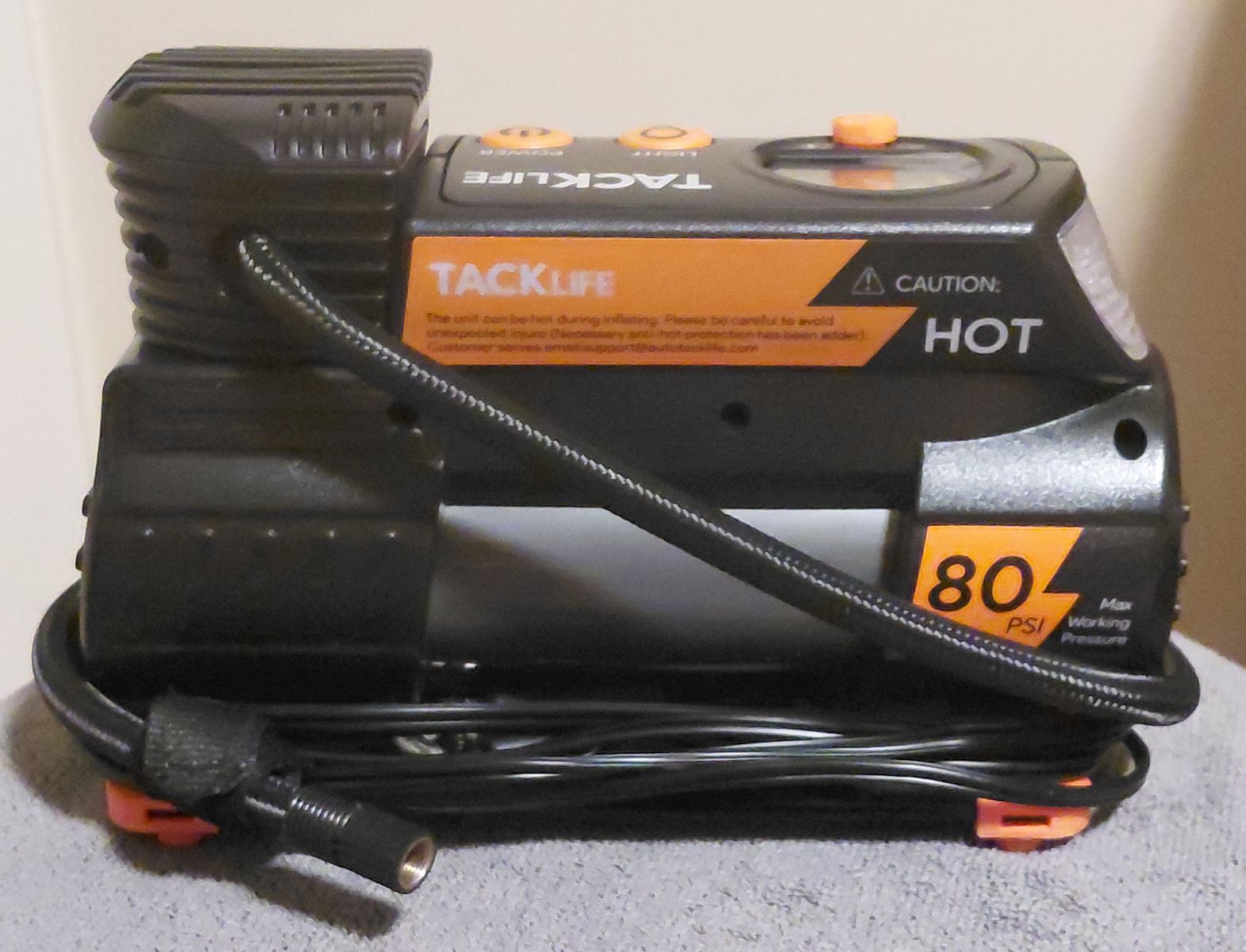 TACKLIFE M2 12V DC Digital Auto Tire Inflator