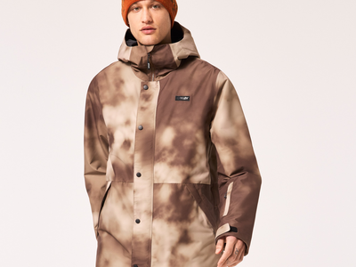 Oakley Range Rc Men's Jacket - Brown Clouds Print (2024)