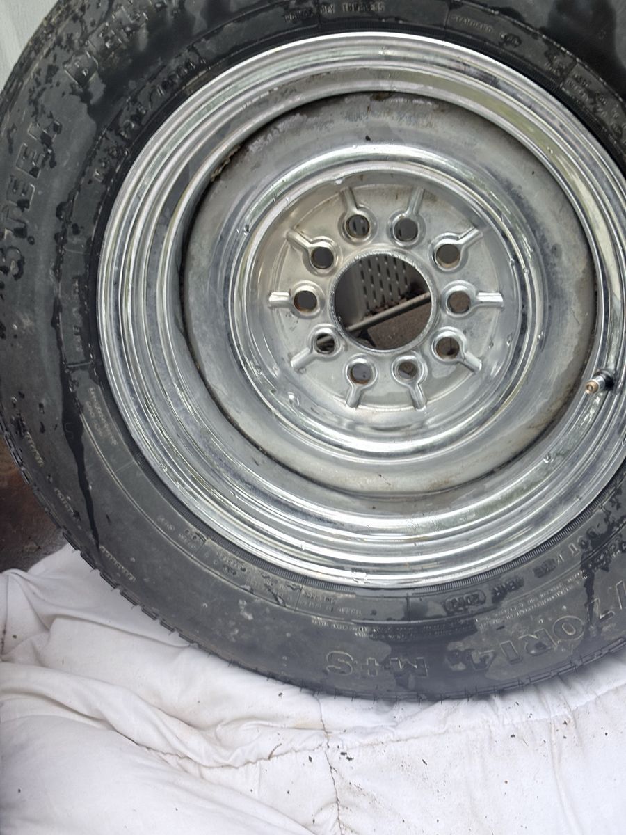 2Tires With Rims Firestone Sterl Belted both for $50 or $30 each