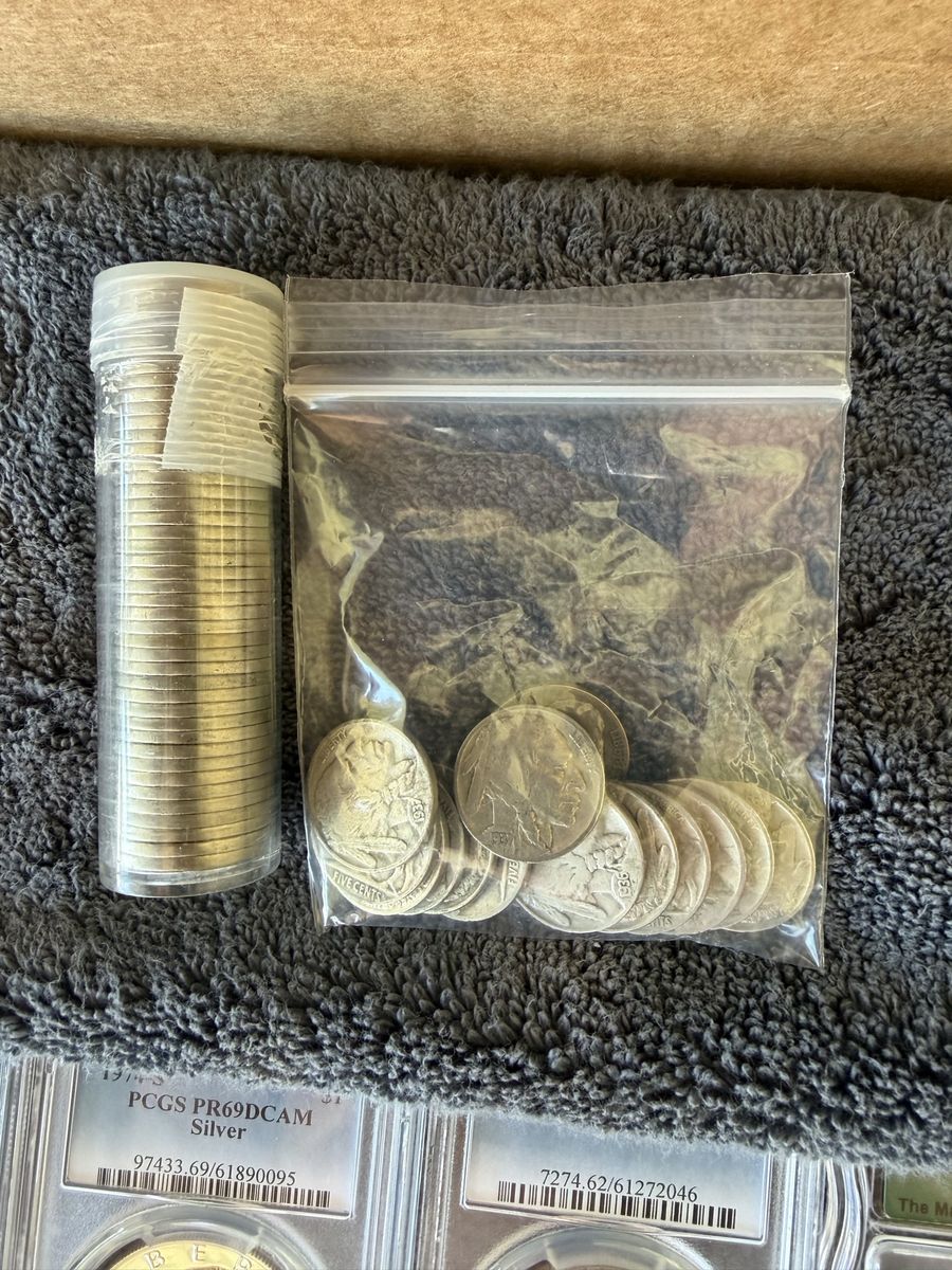 Over 50 unsearched Buffalo nickels