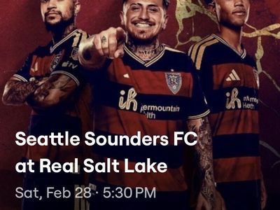 2 Front Row Seats - RSL vs Seattle Sounders FC