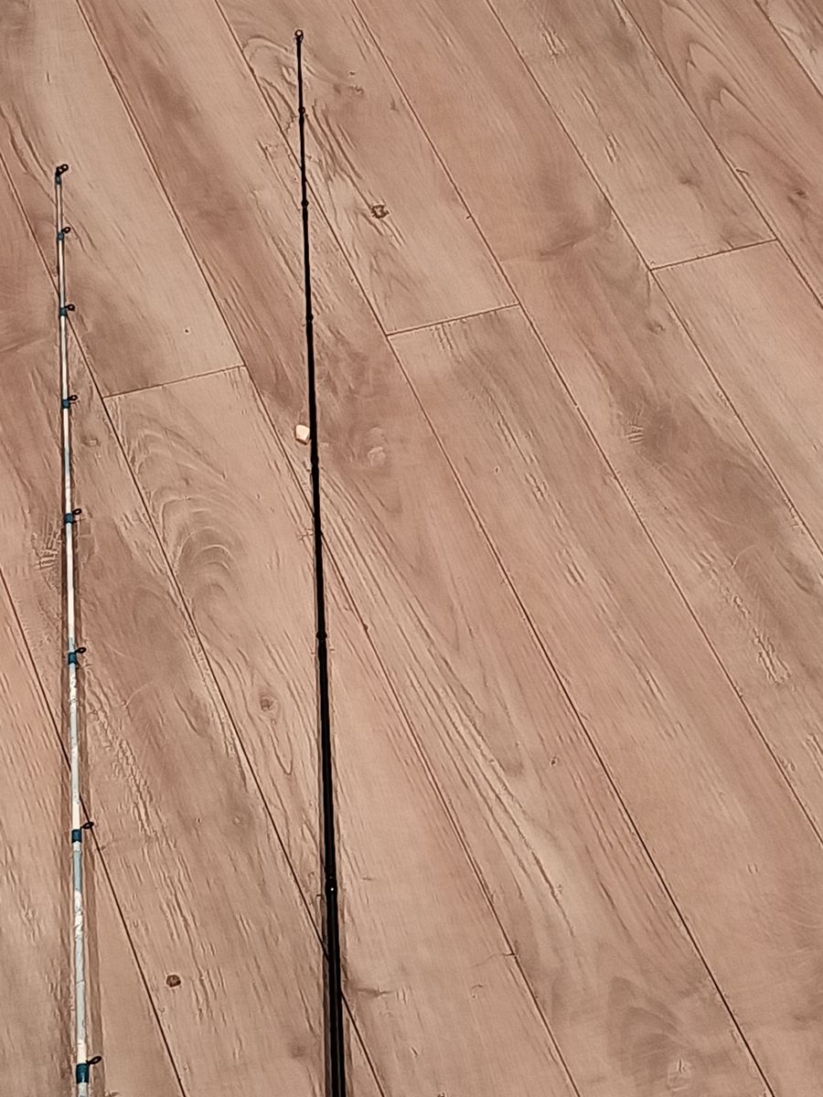 Two baitcaster fishing rods  Xfinity w/lews reel & Realtreel