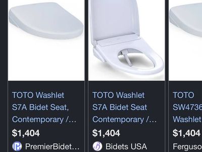 TOTO Washlet S7A Electronic Bidet Toilet Seat White SW4736AT40 New In Box