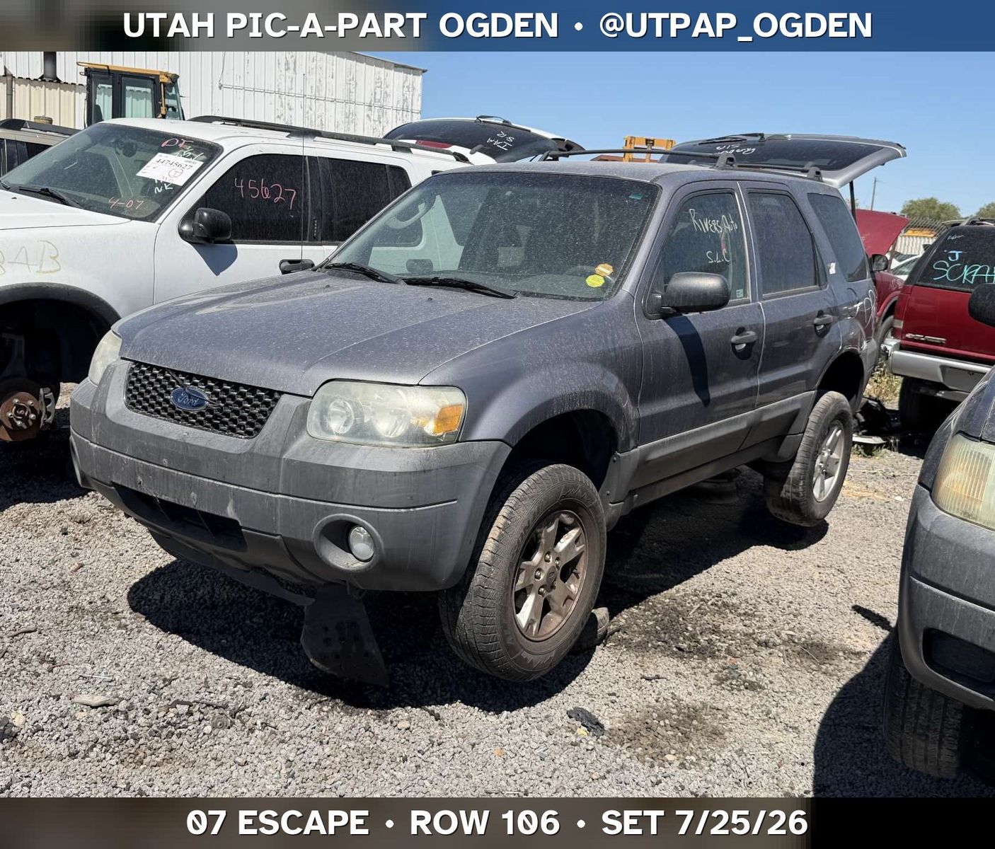 New Arrival - 2007 Ford Escape Parts - UTPAP Ogden