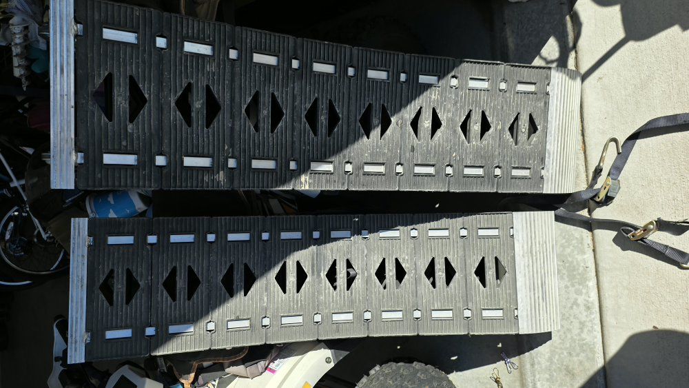 2 loading ramps for atv, motorcycle or anything
