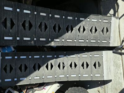 2 loading ramps for atv, motorcycle or anything
