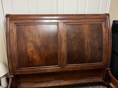 Sleigh Bed Frame- queen size
