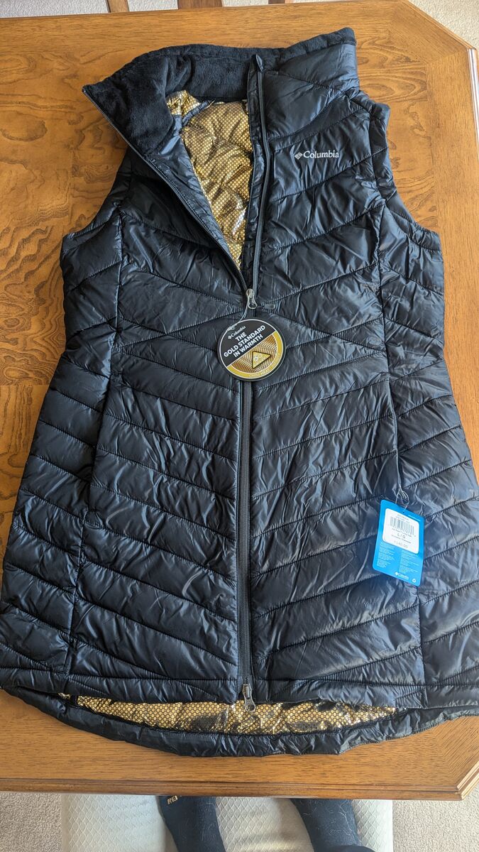 New Women's Columbia Omni -heat long vest