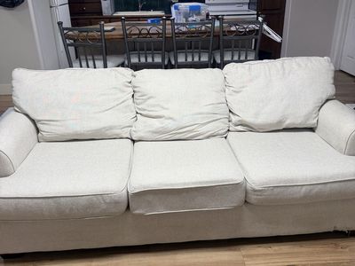 White couch