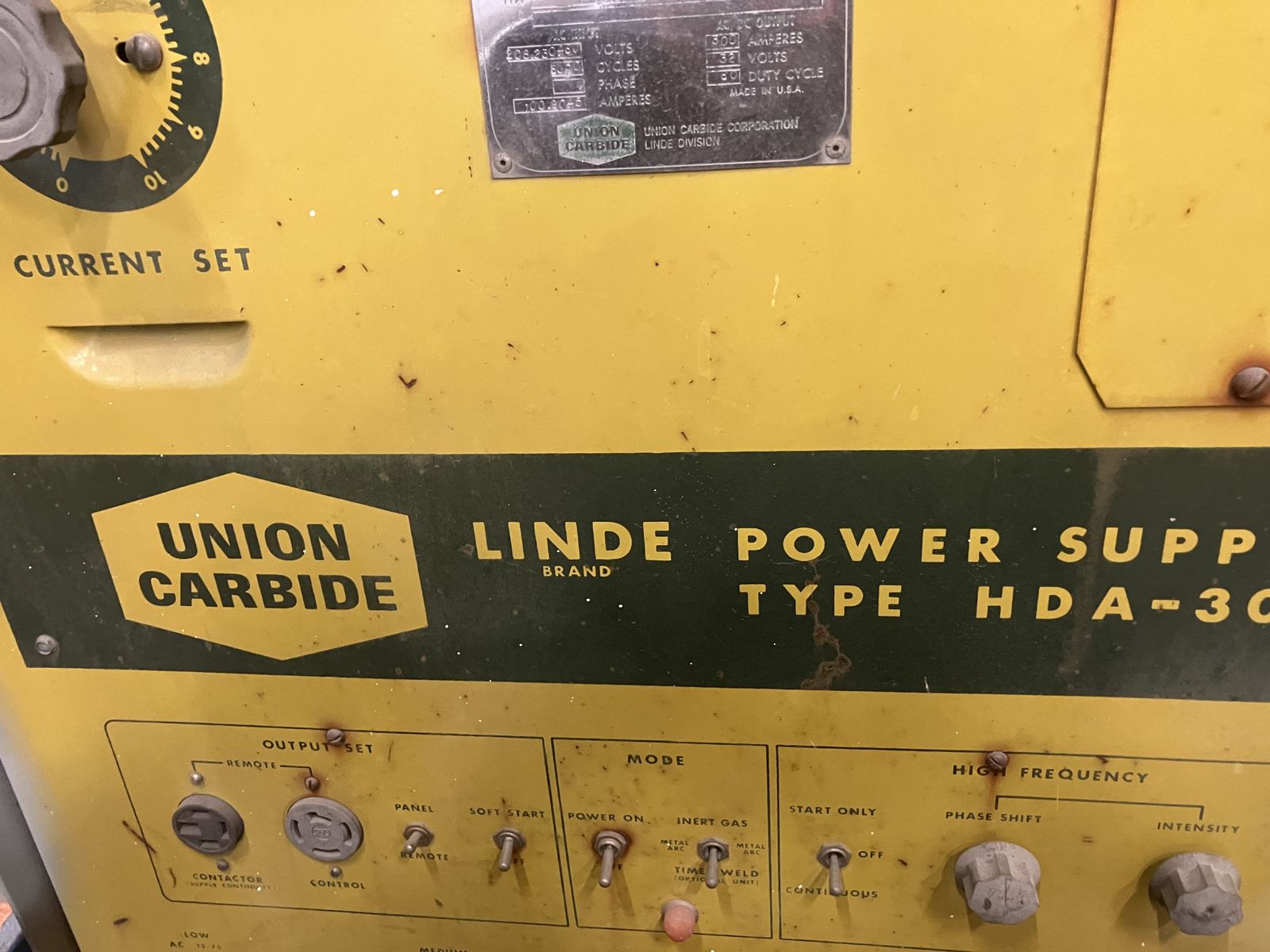 Linde HDA-300Welder power supply
