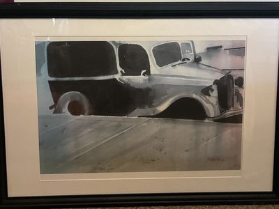Framed Edward Berkise 00 Watercolor