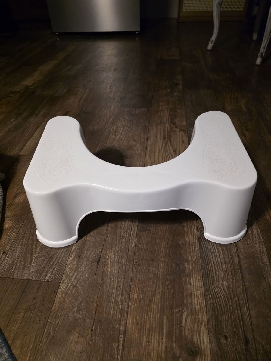 Squatty Potty Toilet Stool White Plastic Bathroom Foot Rest