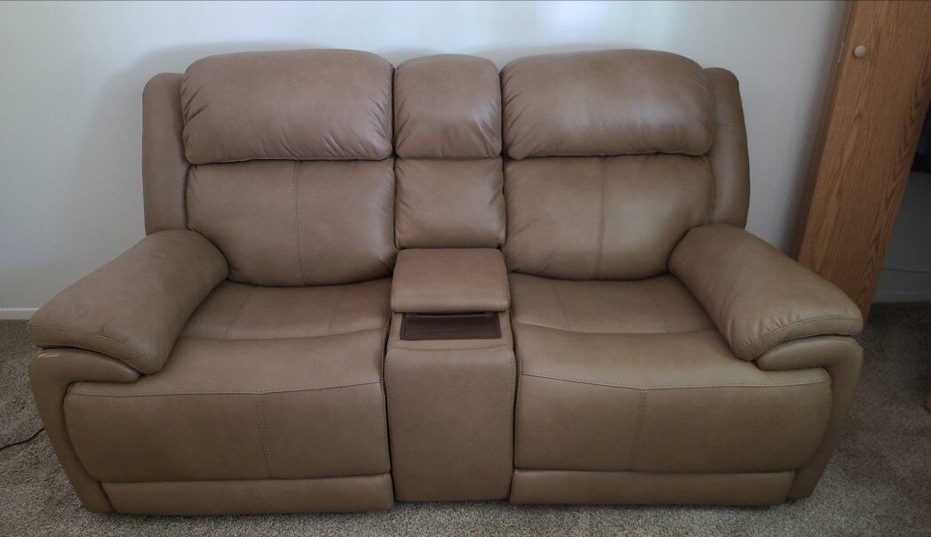 Loveseat Leather Recliner