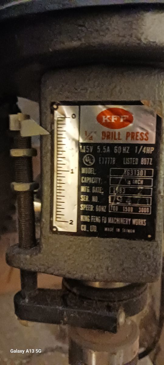 KFF Drill Press Power Tool Good Condition