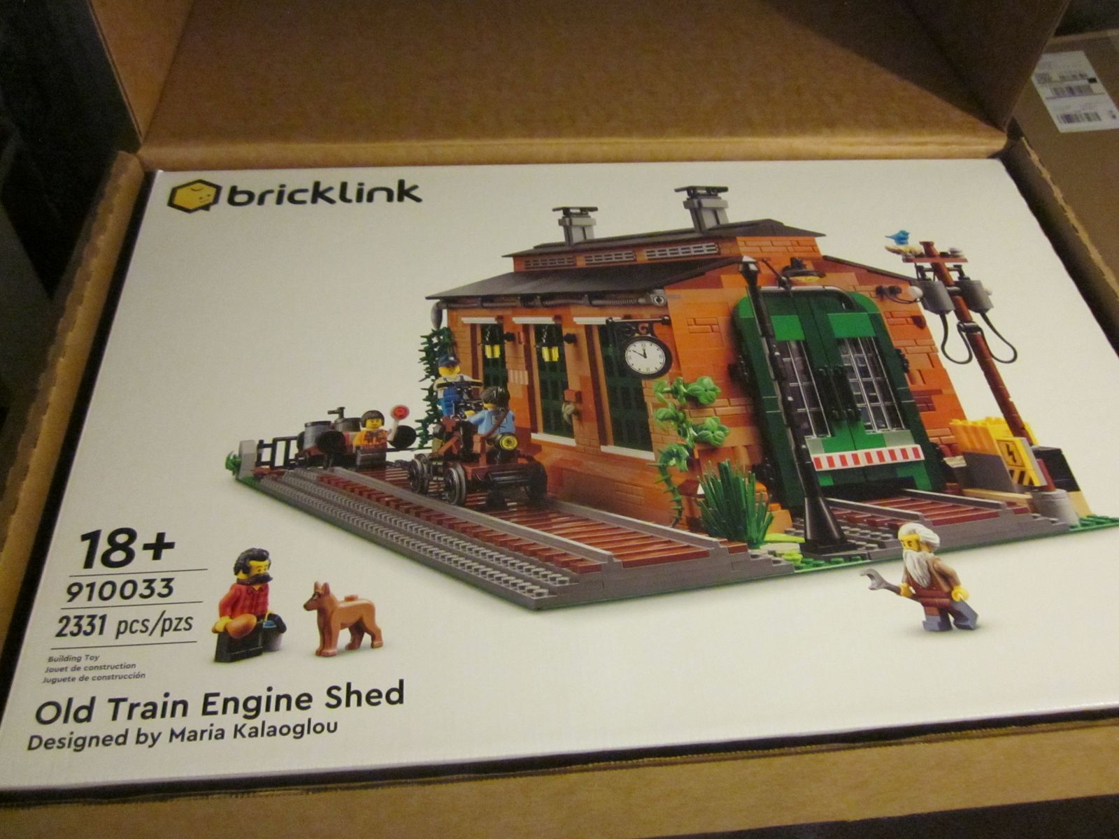 Lego 910033 Old Train Engine Shed BDP Bricklink Designer Program New Sealed