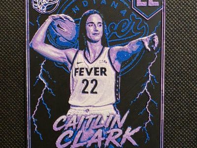 Caitlin Clark Indiana Fever #22 3D Printed Custom Basketball Display Card