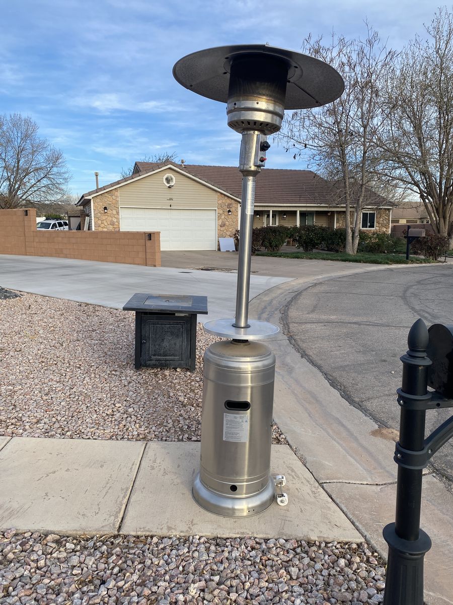 Fire place and heater